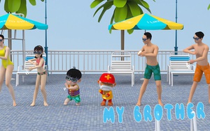 Gia đình ca sĩ Hoàng Bách tham gia MV 'Bơi đi, bơi đi' nhân ngày Thế giới phòng chống đuối nước