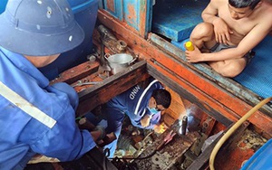 Bão số 4: Hải quân tích cực hỗ trợ ngư dân vào tránh trú bão tại đảo Trường Sa