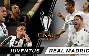 BIG BET: Dự đoán và tỉ lệ trận Chung kết UEFA Champions League Juventus - Real Madrid (01h45, 04/06)