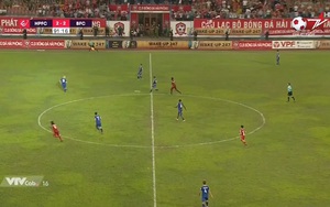 VIDEO: Anh Đức chuyền cho tiền đạo Hải Phòng ghi bàn quyết định
