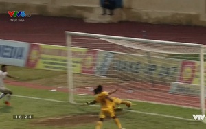 TRANH CÃI: Trọng tài từ chối bàn thắng của Nam Định ở trận thua Thanh Hoá 2-3