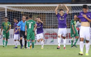Quang Hải và Văn Quyết, Hà Nội thắng 7-0 trước Cần Thơ