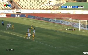 VIDEO highlight SLNA 2-0 HAGL: Trả giá vì sai lầm hàng thủ