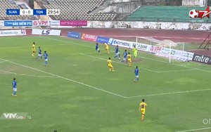 Video bàn thắng SLNA 1-0 Than Quảng Ninh: Chiến thắng nhọc nhằn