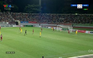 Video bàn thắng Bình Định 1-1 HAGL: Thầy trò Kiatisuk chưa biết thắng