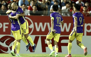 Video bàn thắng Hà Tĩnh 1-2 Hà Nội: Đánh chiếm ngôi đầu