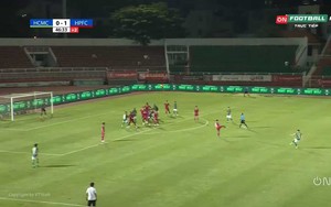 Siêu phẩm đá phạt của Hoàng Thịnh vào lưới Hải Phòng