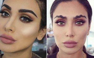 Cộng đồng thời trang thích thú với trào lưu lông mày lượn sóng