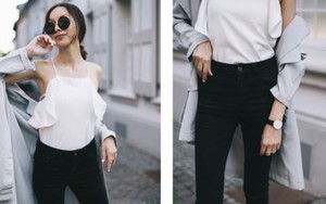 Bạn sẽ trở nên đầy đặn tức thì với những bí kíp mix đồ dành riêng cho thân hình khẳng khiu này