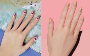 Những thiết kế nail đơn giản mà ấn tượng từ đồ dùng văn phòng