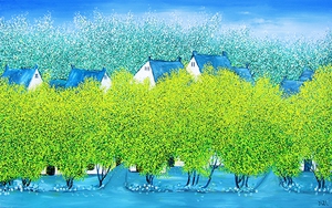 Sắc Xuân điểm họa của Phạm Khánh Thành