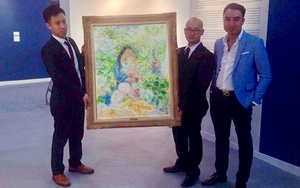 Tác phẩm 'Mẹ và con ở trong vườn' của Lê Phổ sắp hồi hương