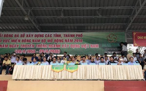 Tưng bừng khai mạc giải bóng đá và quần vợt Sở Xây dựng TP.HCM