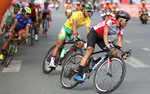 Tuyển thủ quốc gia lập kỷ lục thắng chặng ở giải xe đạp lớn nhất Việt Nam