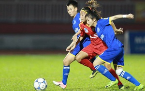 SỐC!!! Các nữ cầu thủ đánh nhau khủng khiếp trên sân Thống Nhất ở Bán kết giải VĐQG