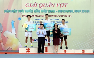 Tài năng trẻ Văn Phương đoạt cú đúp vô địch Giải quần vợt các cây vợt xuất sắc Việt Nam 2018