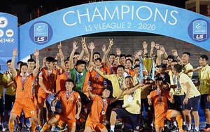 Bình Định lên hạng V-League sau 12 năm chờ đợi