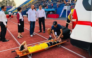 Cầu thủ SLNA chấn thương nặng