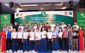 14 đội bóng tranh tài ở Nghệ Tĩnh Cúp 2020