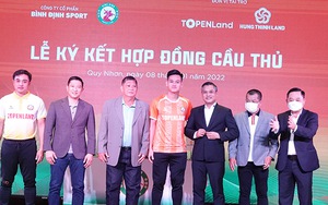 Tấn Tài được thưởng lớn, Bình Định đặt mục tiêu cao tại V-League 2022