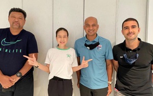 “Madam Pang” liên tục động viên cầu thủ Thái Lan