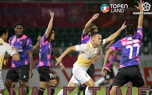 Tiền đạo Bình Định tái hiện 'bàn tay của Chúa' vẫn không giúp đội nhà chiến thắng