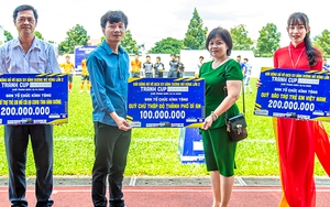 600 triệu đồng cho đồng bào khó khăn ở Giải bóng đá Bình Dương Luxcom Cup 2022