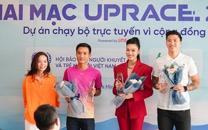 Văn Hậu cùng Hoa hậu Đoàn Thu Thủy là Đại sứ giải chạy vì cộng đồng