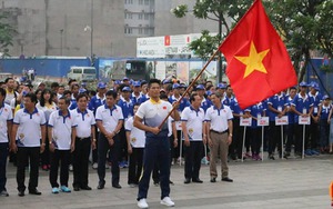 5000 người tham gia đi bộ cổ vũ đoàn Thể thao Việt Nam dự SEA Games 29