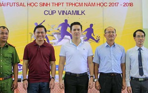 32 đội tranh tài ở giải futsal học sinh THPT TP.HCM