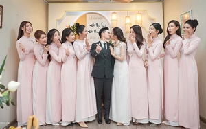 Đỗ Mỹ Linh - Đỗ Vinh Quang trao nhau nụ hôn ngọt ngào trong lễ ăn hỏi