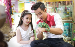 MC Nguyên Khang và ‘tiểu mỹ nhân’ Bảo Ngọc dạo phố sách ngày 1/6