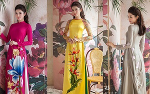 Á hậu Huyền My khoe nét thanh xuân với áo dài Eo Việt