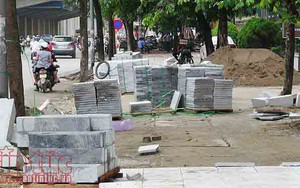 Chủ tịch Hà Nội Nguyễn Đức Chung chỉ đạo thanh tra việc lát đá vỉa hè