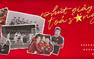 VIDEO Đức Phúc, Erik, Khắc Hưng tặng U23 Việt Nam 'Phút giây tỏa sáng'