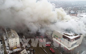 Cháy trung tâm thương mại ở Nga: Không có nạn nhân là người Việt Nam