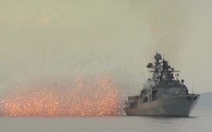 VIDEO Hải quân Nga tập trận tên lửa qui mô lớn trên Biển Nhật Bản