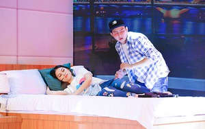 VIDEO Hoài Lâm, Ngọc Thanh Tâm tái hiện cảnh 'quen 3 ngày đi khách sạn 2 lần'