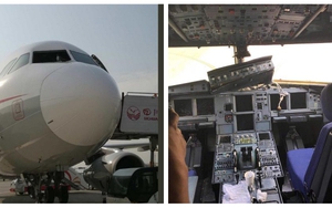 VIDEO: Kính buồng lái vỡ toang, phi công bị hút nửa người ra ngoài ở cao 10.000 m