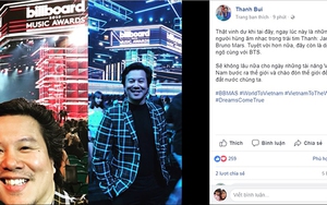 Thanh Bùi tại Billboard 2018: ‘Tuyệt vời khi tái ngộ BTS, Bruno Mars’