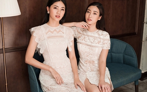 Hoa hậu Đỗ Mỹ Linh 'hẹn hò' Á hậu Thanh Tú trà chiều Hà Nội