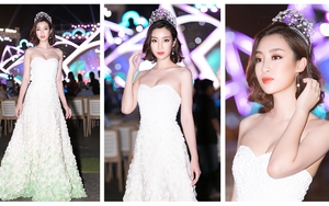 Đỗ Mỹ Linh 'gây thương nhớ' trong đêm thi bikini và áo dài Hoa hậu Việt Nam 2018