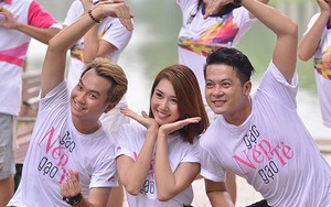 Dàn 'soái ca' tháp tùng Hân hoa hậu của ​​​​​​​'Gạo nếp gạo tẻ' ra Bắc