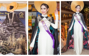 Hoa hậu Đại sứ Du lịch thế giới 2018: Áo dài của Phan Thị Mơ lọt Top 10 trang phục Eco Tourism