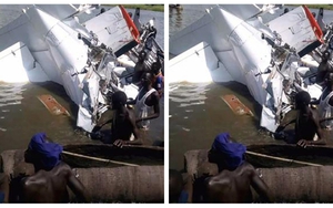 Rơi máy bay, ít nhất 19 người thiệt mạng