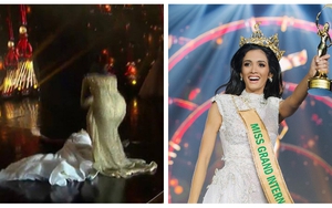 VIDEO: Khoảnh khắc người đẹp Paraguay ngất xỉu khi đăng quang Miss Grand 2018