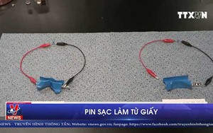 Pin sạc làm từ giấy