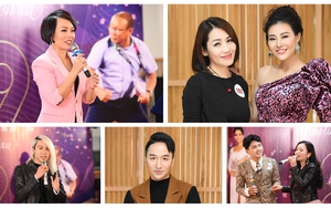 Dàn nghệ sĩ tham dự Year End Party của báo Thể thao và Văn hóa