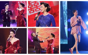 Liveshow 'Sầu tím thiệp hồng': Hoài Linh 'khoe' chân dài, Lệ Quyên 'soi' vóc dáng Quang Lê