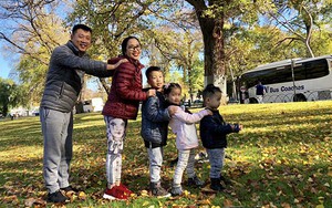 Gia đình Ốc Thanh Vân trải nghiệm du lịch Hàn Quốc